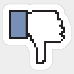 Facebook Thumb Down Sticker